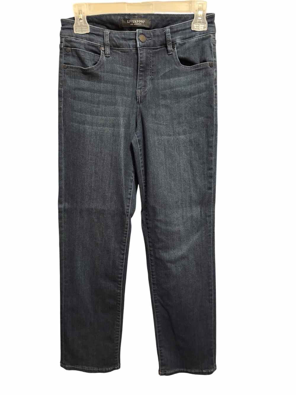 Liverpool Dark Blue Denim Petite Jeans
